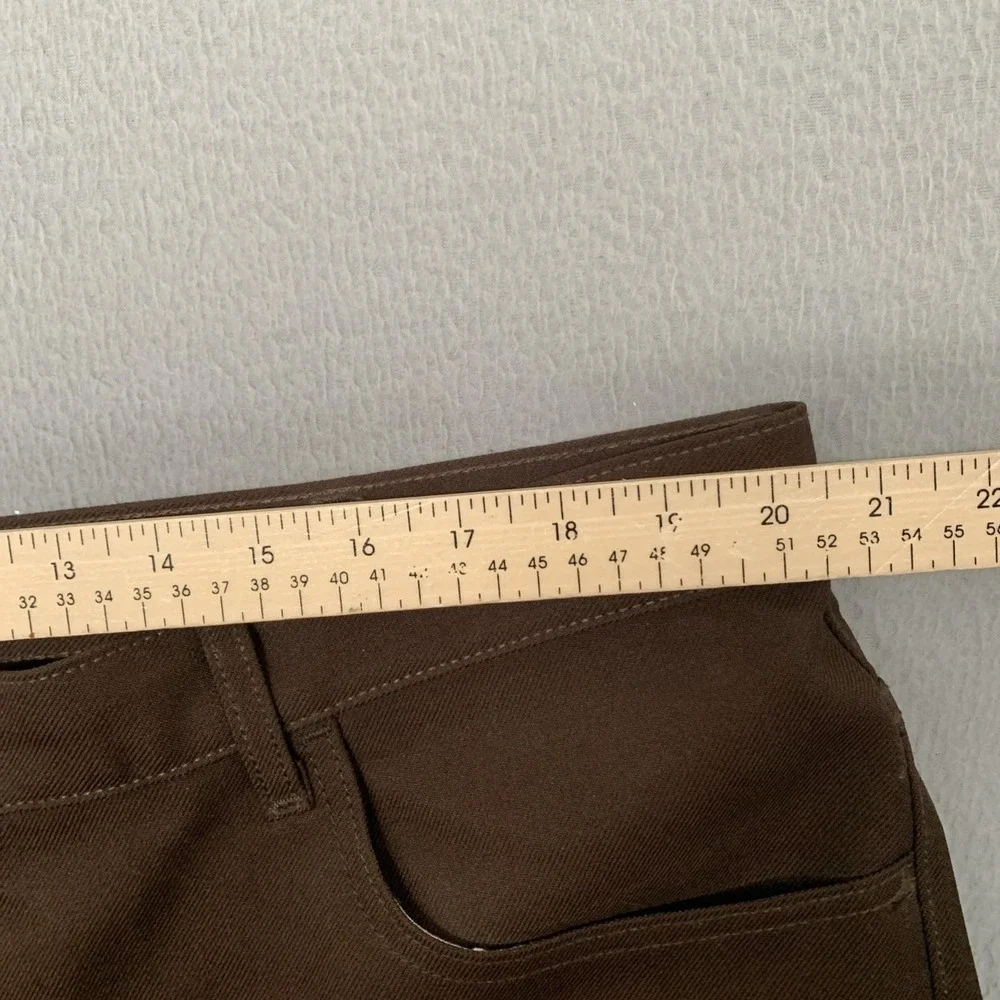 Vintage Levis Polyester Pants Mens 40x30‎ Brown 517 Bootcut Creased Cowboy